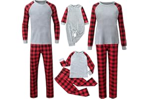 Custom Family Christmas Pajamas Matching Sets Personalized Xmas Pjs Customized Pajamas Jammies Sleepwear Loungewear