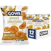 Goya Foods Sweet Plantain Chips, 4 Ounce (Pack of 12)