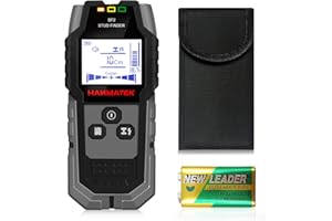 HANMATEK Stud Finder Wall Scanner Detector with Pro Smart Sensor,Audio Alarm and HD LCD Display,5 in 1 Upgrade Wood Exact Mode Stud Finder Tool for The Center Edge of Metal,Studs,AC Wire,Pipe