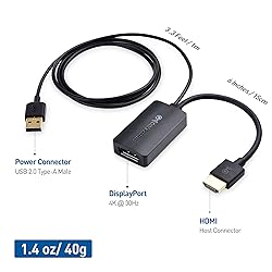 Cable Matters HDMI to DisplayPort Adapter