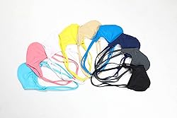 Maiclaice Men's Ice Silk Solid Thong G String Tiny
