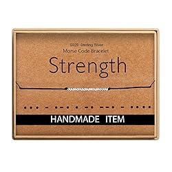 Birthday Gifts for Friends Morse Code Strength
