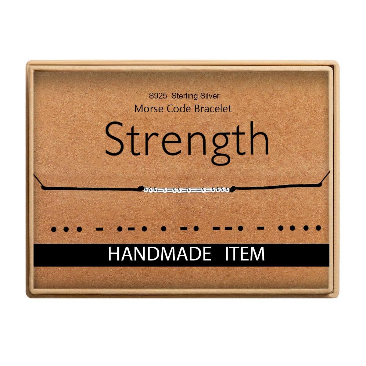 Birthday Gifts for Friends Morse Code Strength