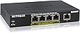 NETGEAR 5-Port Gigabit Ethernet Unmanaged PoE Switch (GS305P) - with 4 x PoE @ 55W, Desktop, Sturdy Metal Fanless Housing