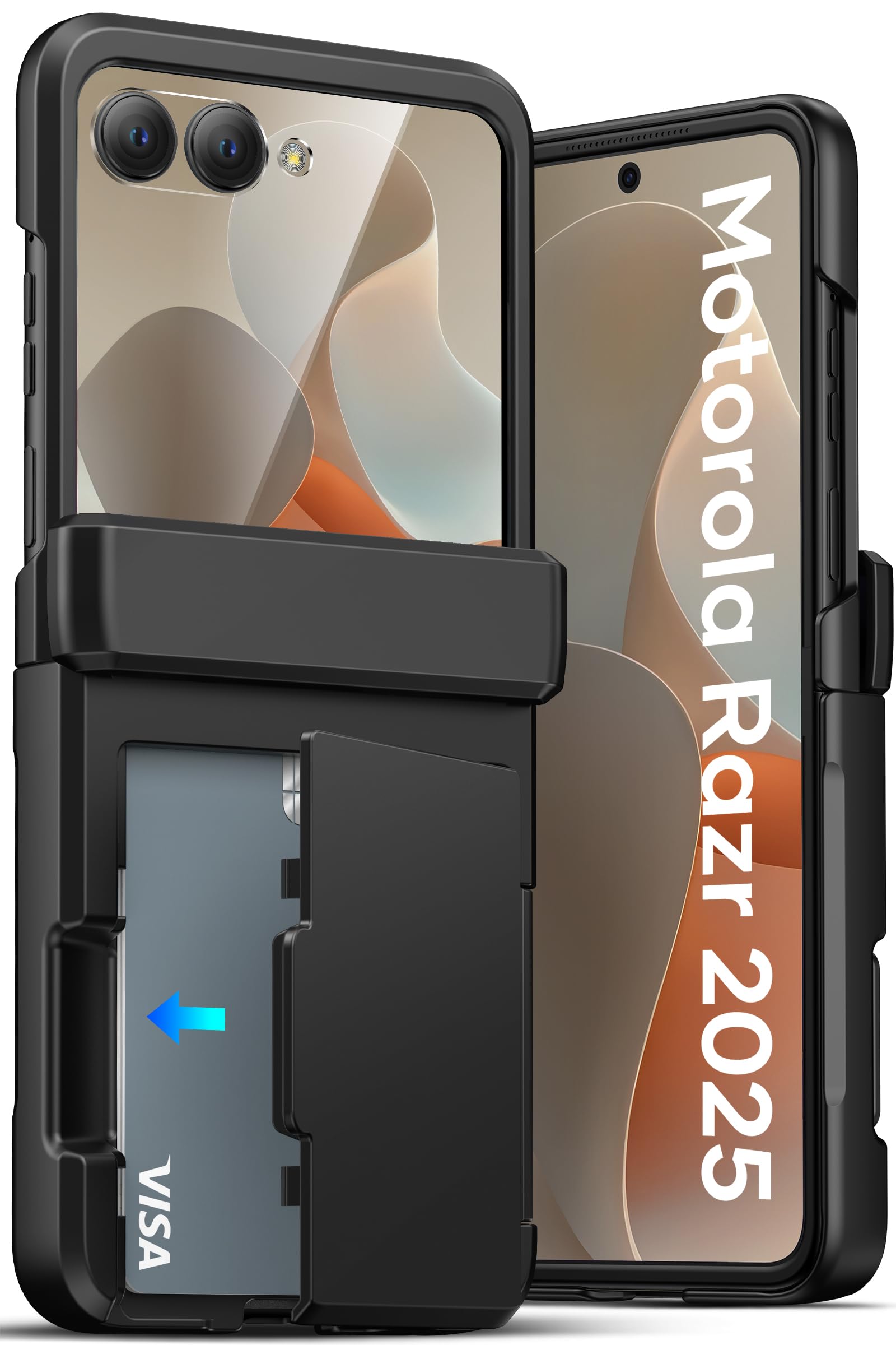 ATATOO for Motorola Razr 2025 Case Wallet, Built-in