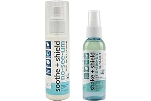 Best Bee Brothers, No-See-Um Repellent – 2oz Shake + Shield Body Mist and 4oz Soothe + Shield Lotion