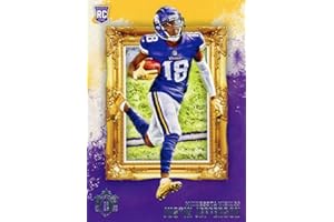 2020 Panini Chronicles Gridiron Kings #13 Justin Jefferson Minnesota Vikings RC Rookie Card Official NFL Football Trading Card in Raw (NM or Better) Condition