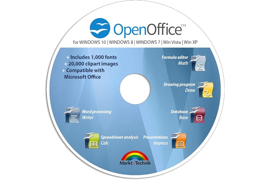 Office Suite 2025 Special Edition for Windows 11-10-8-7-Vista-XP | PC Software and 1.000 New Fonts | Alternative to Microsoft