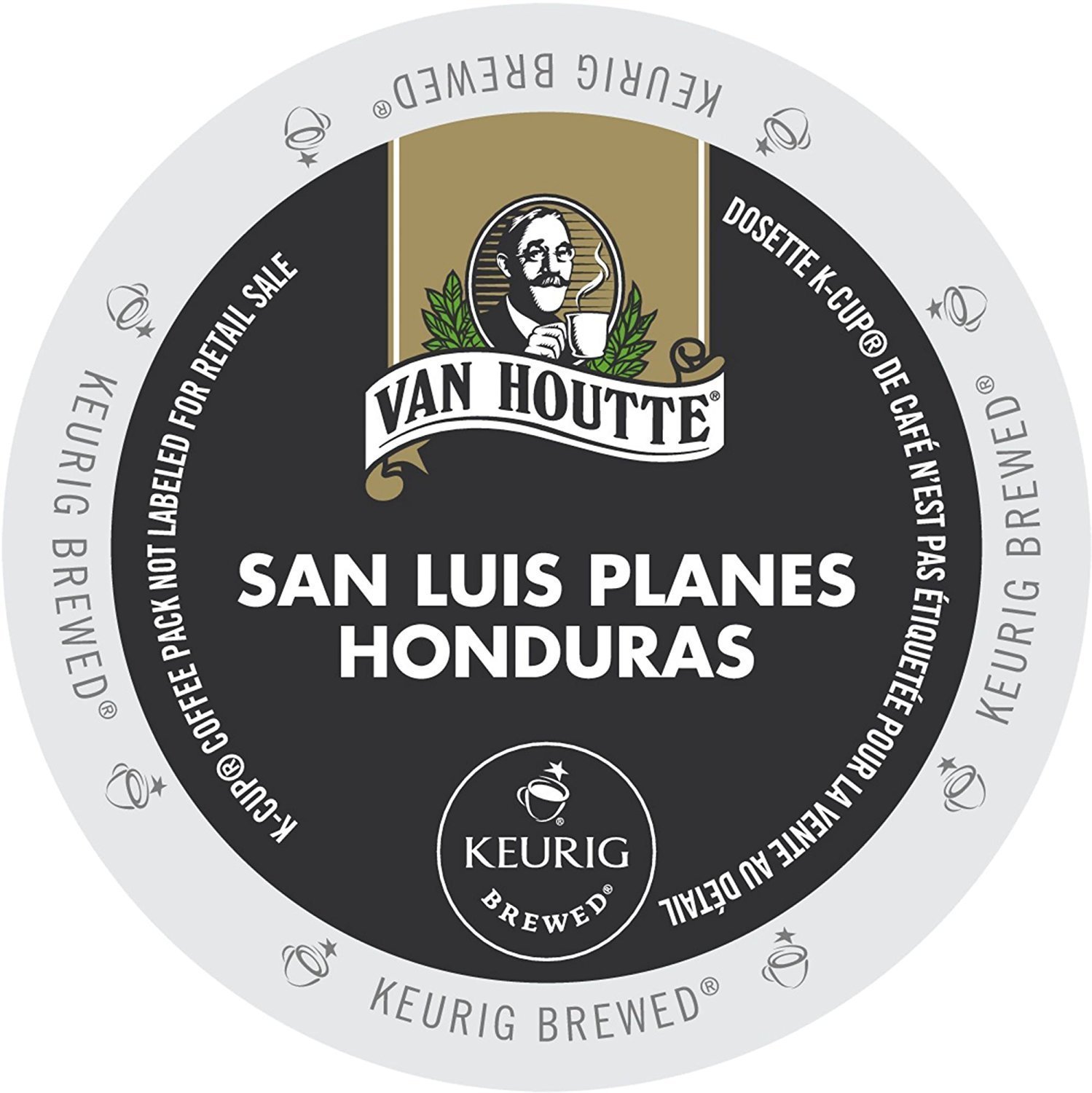 24 Count - Van Houtte Honduras Extra Bold Coffee K Cup For Keurig K-Cup Brewers Velvety & Woodsy flavor (Net Wt. 10.16 oz)