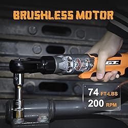 3/8" Cordless Ratchet Wrench, Compatible with