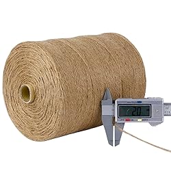 PerkHomy Jute Twine String 3600 Feet Natural Thin