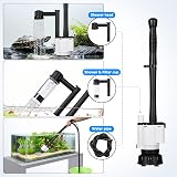 AQQA 8-in-1 Fish Tank Cleaner 30W Aquarium Gravel Cleaner with 2m Hose view 4