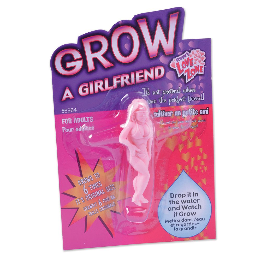 Pink Grow A Girlfriend for Adults (Pack of 1) - Easy To Use & Fun Design, Idea for Singles, Birthdays, Bachelorettes, Hen Party, & More