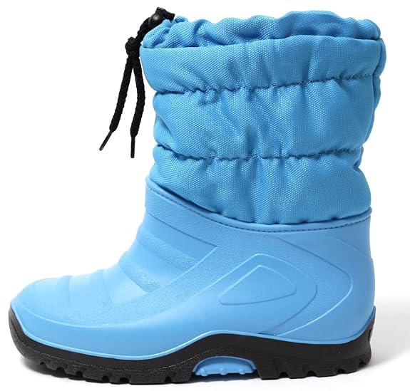 Kinder Stiefel Schneestiefel Snowboot Duck Boot Winterstiefel Gr.23-30 WARM WASSERDICHT Gummi Galosche und Alu Isolierung HEL