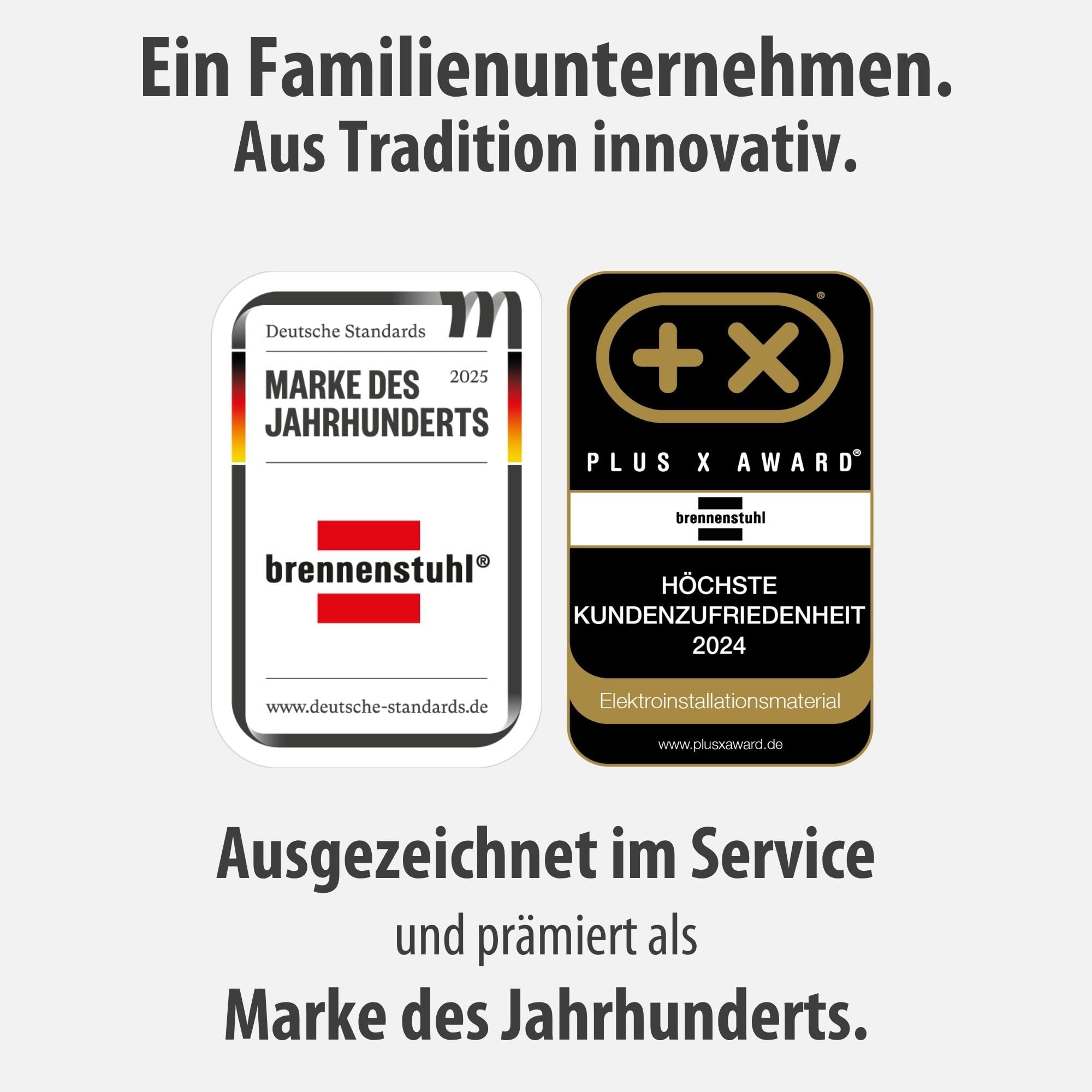 Brennenstuhl Premium-Line Steckdosenleiste 4-Fach (Mehrfachsteckdose mit Schalter und 1,8m Kabel -45° Winkel der Schutzkontakt-Steckdosen, Made in Germany) schwarz 9