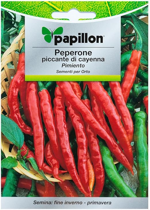 Semillas Pimiento Cayena Picante (1.5 Gramos): Amazon.es: Jardín