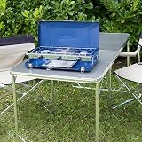Campingaz Chef Folding Double Burner Stove and Grill Blue view 3