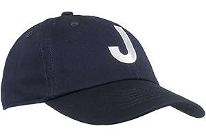 Tiny Expressions - Monogrammed Toddler & Kids Baseball Cap | Adjustable Navy Hat