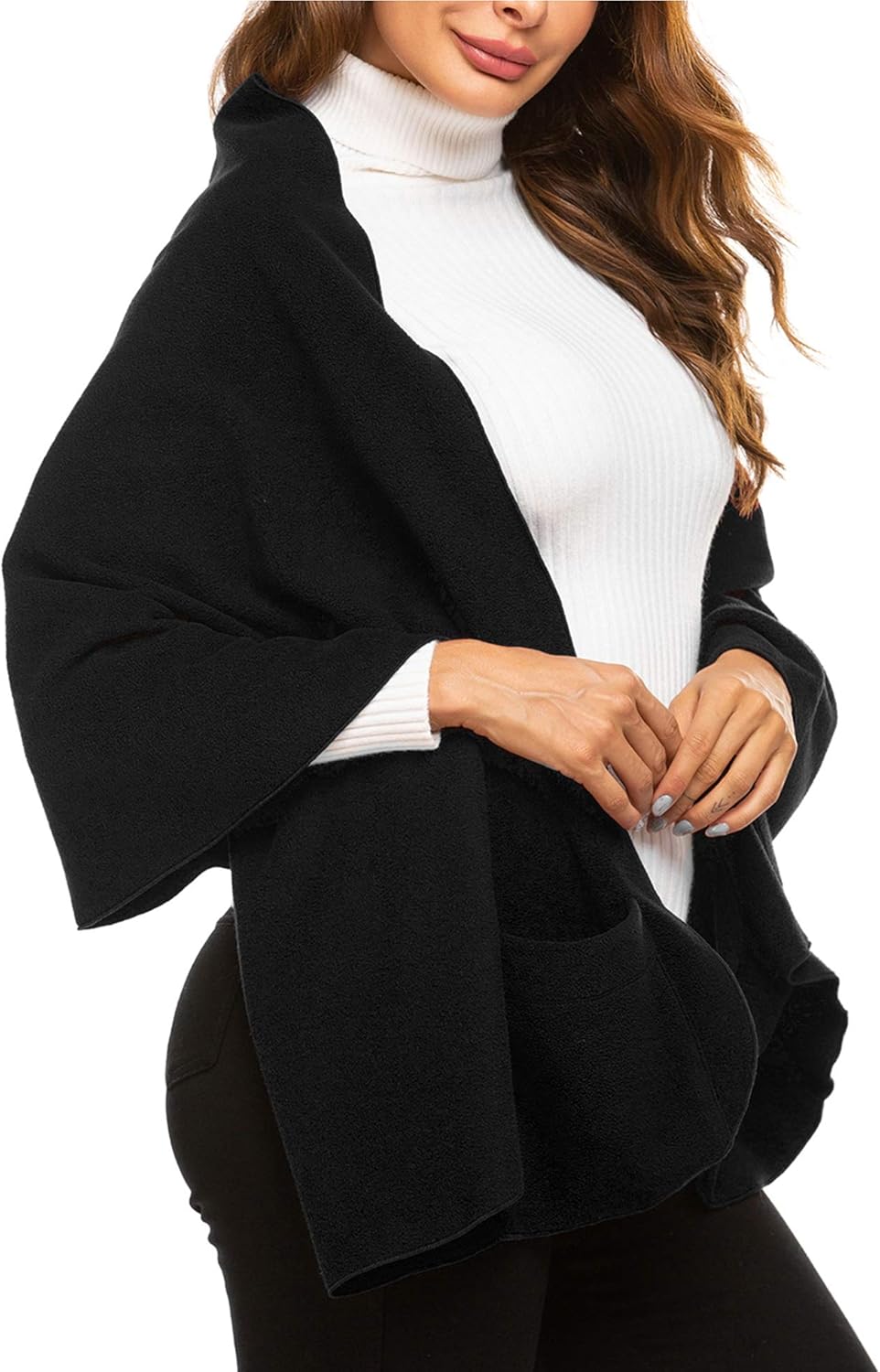 wrap around winter coat