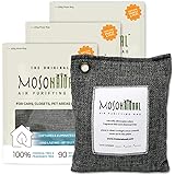 MOSO NATURAL: The Original Air Purifying Bag. for Cars, Closets, Bathrooms, Pet Areas. an Unscented, Chemical-Free Odor…