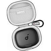RLSOCO Carrying Case for Anker Soundcore AeroFit Pro/SoundPEATS GoFree2 Open-Ear Headphones (Grey)