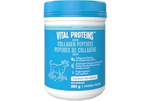 VITAL PROTEINS Bovine Collagen Powder, Hydrolyzed Collagen Per Serving - Unflavoured, 284 g