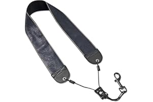 Hennaja Saxophone Neck Strap,Alto Tenor Bari Soprano Sax Neck Harness,Musical Instruments Accessories Parts