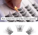 Lanciley Individual Lashes 45 Clusters DIY Kit 10-16mm with Glue Tweezers view 5
