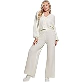 GUESS Women's Cable Rylie Wide Leg Pant