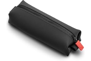 TOOLETRIES The Koby Mini Kit - Silicone Toiletry Organizer, Bathroom Travel Bag - Features Heavy-Duty Zipper, Leak Resistance, Easy to Clean - Charcoal