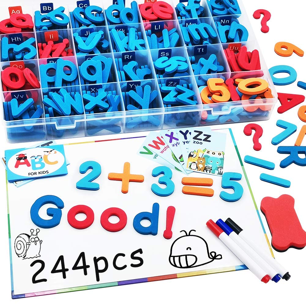 Buy ToyerBee Letters Kit 244 Pcs with DoubleSide Board