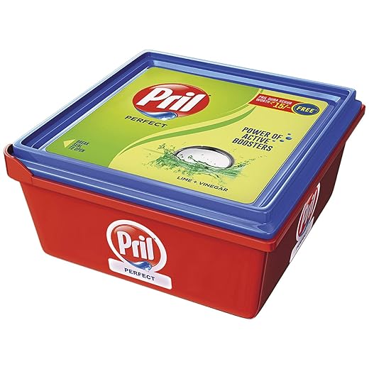 Pril Dish Wash Bar - 500 g with Free Dura Scrub