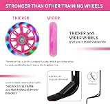 TenFans Kids Bike Stabilizers Training Wheels 12-20 Inch Mute Flash Wheels view 3