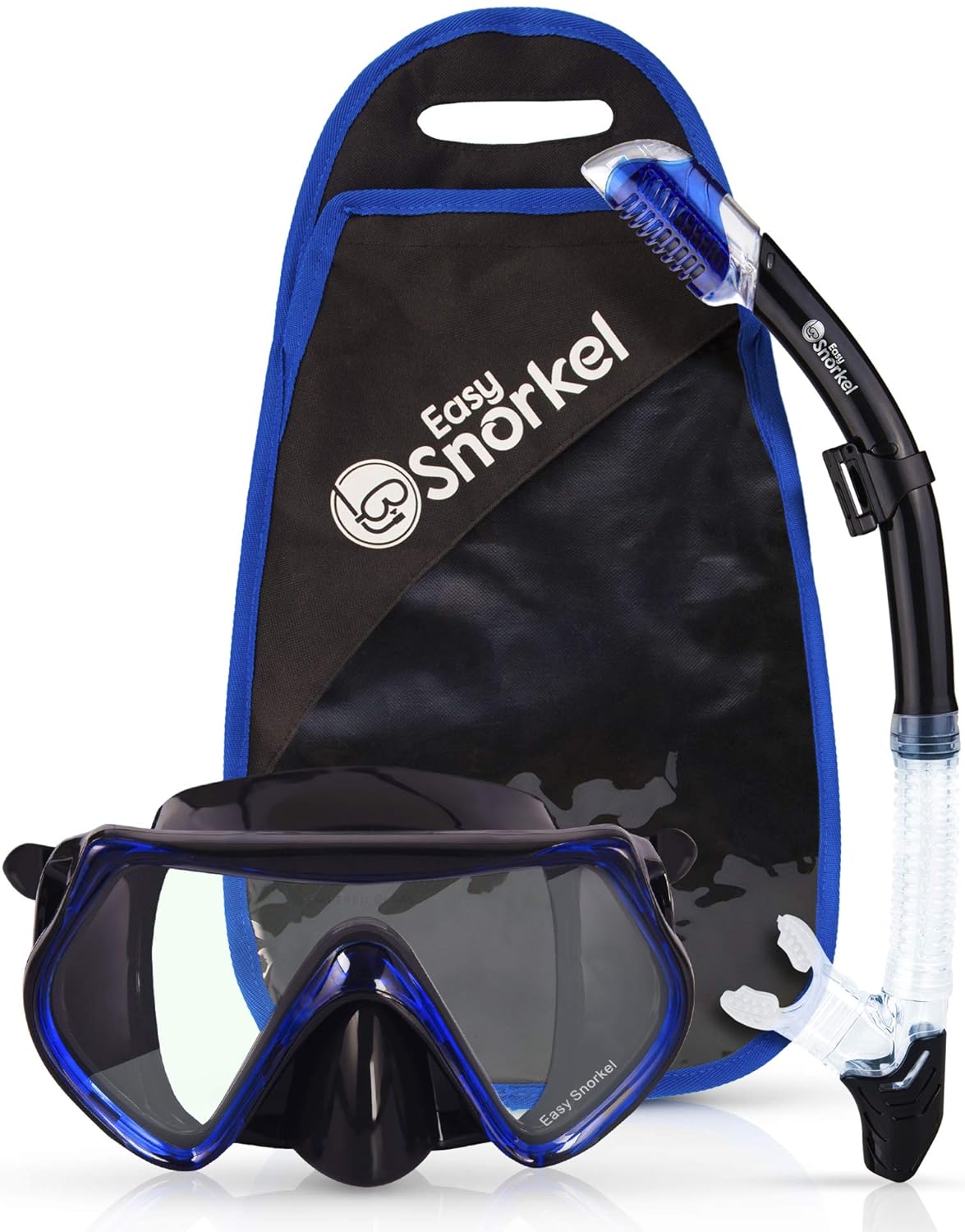 Adult Snorkel Mask Set DiveTech Snorkeling Gear Premium Diving Goggles