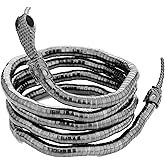 LAKIYOYO Bendable Snake Bracelet for Women Adjustable Punk Snake Choker - Flexible Multi-Purpose Medusa Necklace Hollween Jewelry