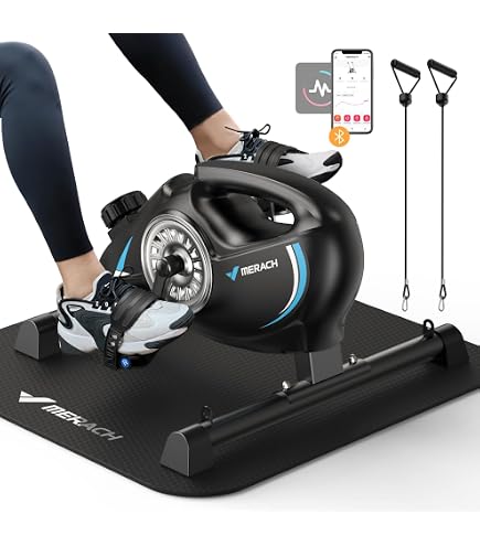 Amazon.com: Mini Exercise Bike, Electric Pedal Exerciser with Handle, Adjustable Resistance and LCD Display, Non-Slip Pedals and Base, Suitabie for Home Gym and Office Workout : Sports & Outdoors Amazon.com: Mini Exercise Bike, Electric Pedal Exerciser with Handle, Adjustable Resistance and LCD Display, Non-Slip Pedals and Base, Suitabie for Home Gym and Office Workout : Sports & Outdoors