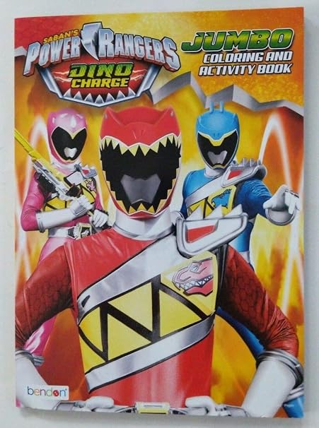Amazon Com Power Rangers Saban S Dino Charge Jumbo Coloring And Activity Book Toys Games
