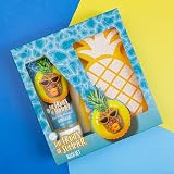 accentra Fruits of Summer Shower Gel 100ml & Pineapple Bath Sponge Gift Set view 4