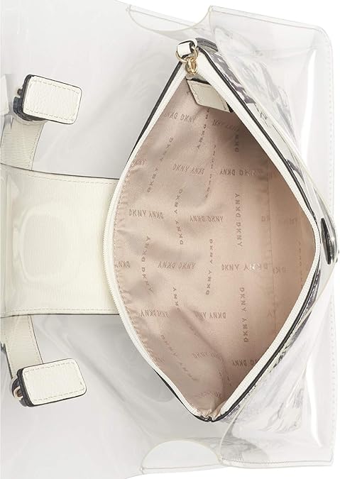 dkny elissa flap clear shoulder bag