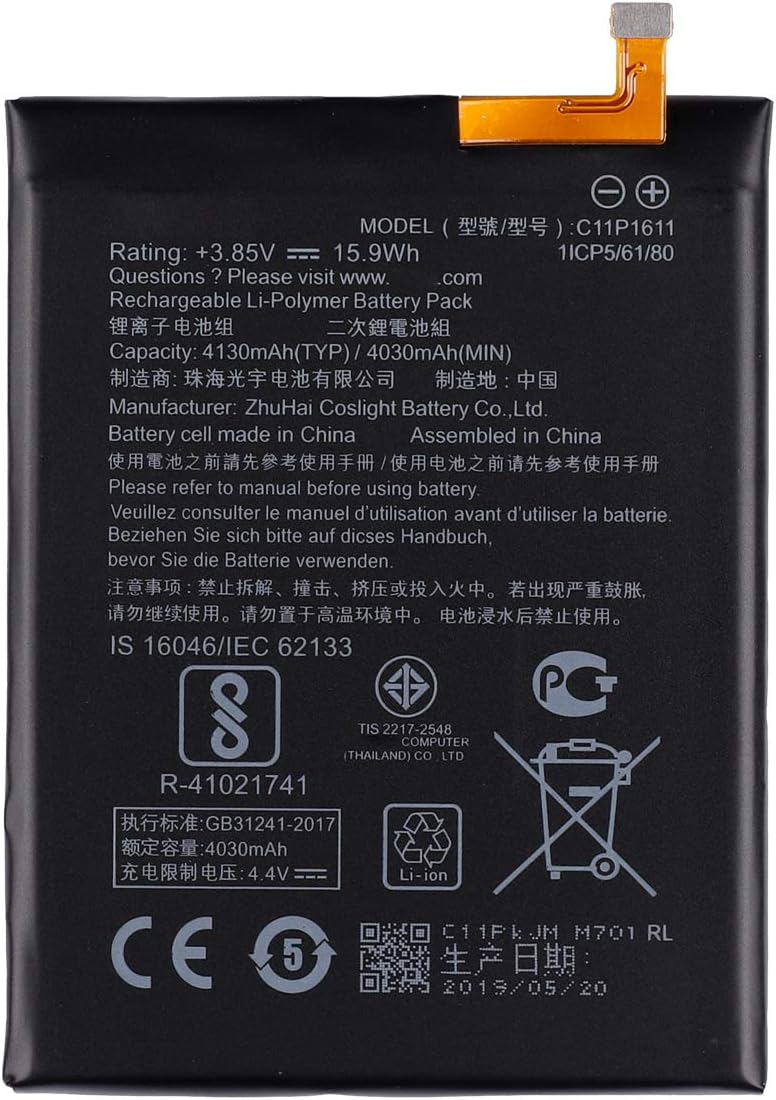 Swark Battery C11P1611 Compatible with Asus Zenfone 3 Max, ZenFone 3 Max 5.5, ZC520TL, ZC553KL with Tools - Image 3