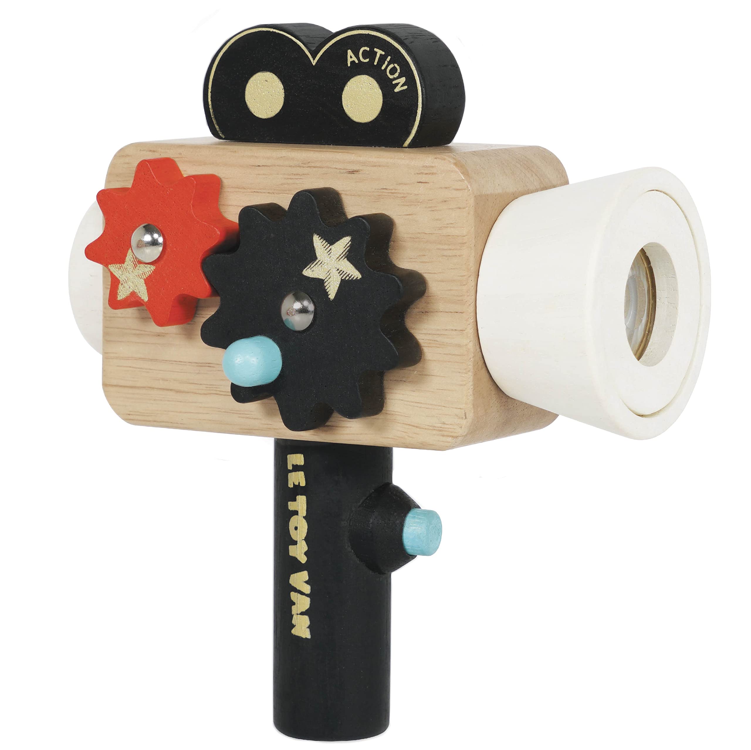 Le Toy Van - Educational Wooden Toy Hollywood Film Camera | Kids Pretend Role Play Toy - Suitable For 3 Years +