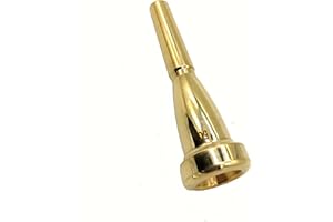 WINGPOWER Trumpet Mouthpieces for Bach Conn King Trumpet (5C, Gold)