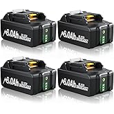 8000mAh Replacement for Makita 18V Battery Lithium Compatible with Makita 18 Volt Battery BL1890B BL1880B BL1860B BL1850B BL1840B BL1830B BL1820B BL1815B LXT400 194204-1 Cordless Power Tools 4Pack