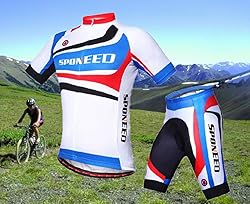 sponeed Men's Bike Shirt and Shorts Set Bicycle