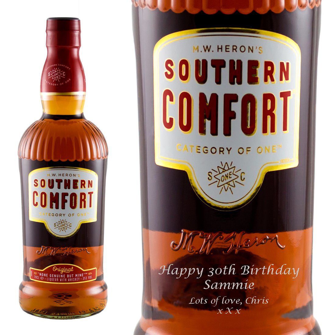 Personalised Southern Comfort Whiskey Liqueur 70cl Amazon Co Uk