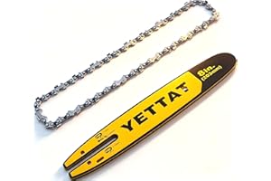 DWZCSB8 8" Pole Saw Guide Bar and DWO1DT608 1 Saw Chains Combo for DEWALT DCPS620 Chainsaw (1 bar + 1 chains)