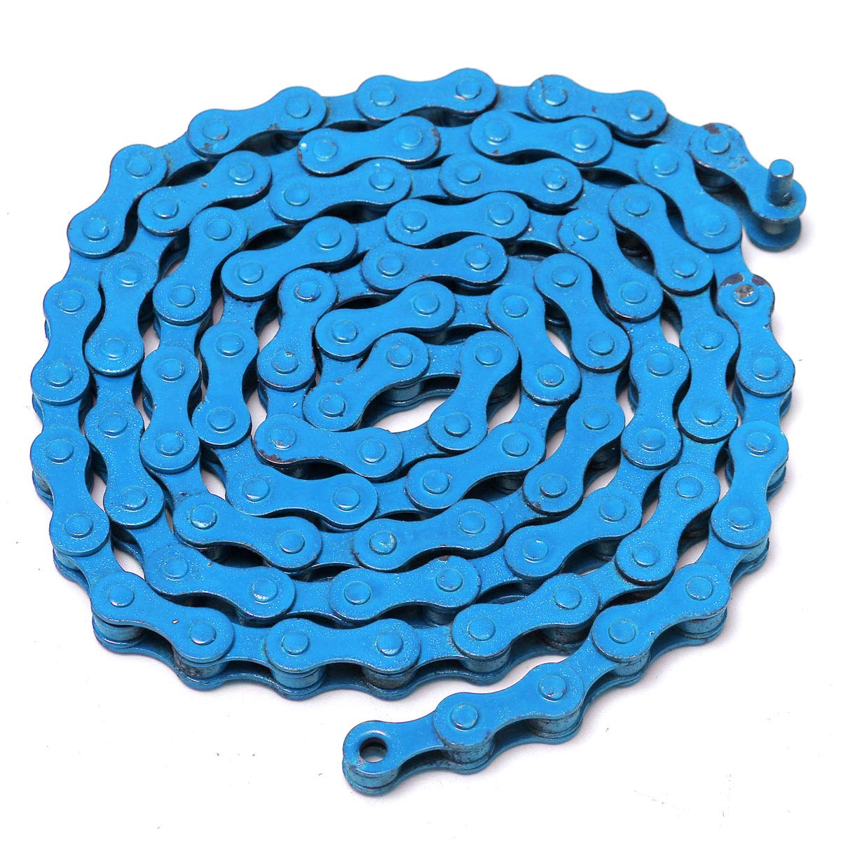 AAlamor 1/2 X 1/8Inch 96 Links Single Speed Colorful Chain Fixed Gear MTB BMX Bike Bicycle Sport Road - Sky Blue