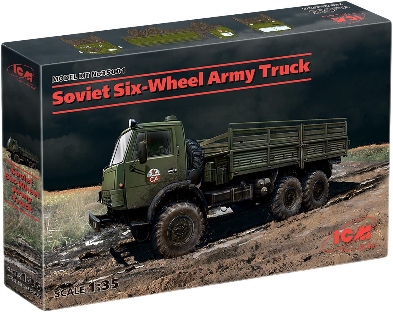 ICM 1:35 - Soviet Six-Wheel Army Truck