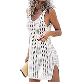 Jhsnjnr Womens Swimsuit Coverup Bathing Suit Crochet Cover Ups for Swimwear Beach Dresses