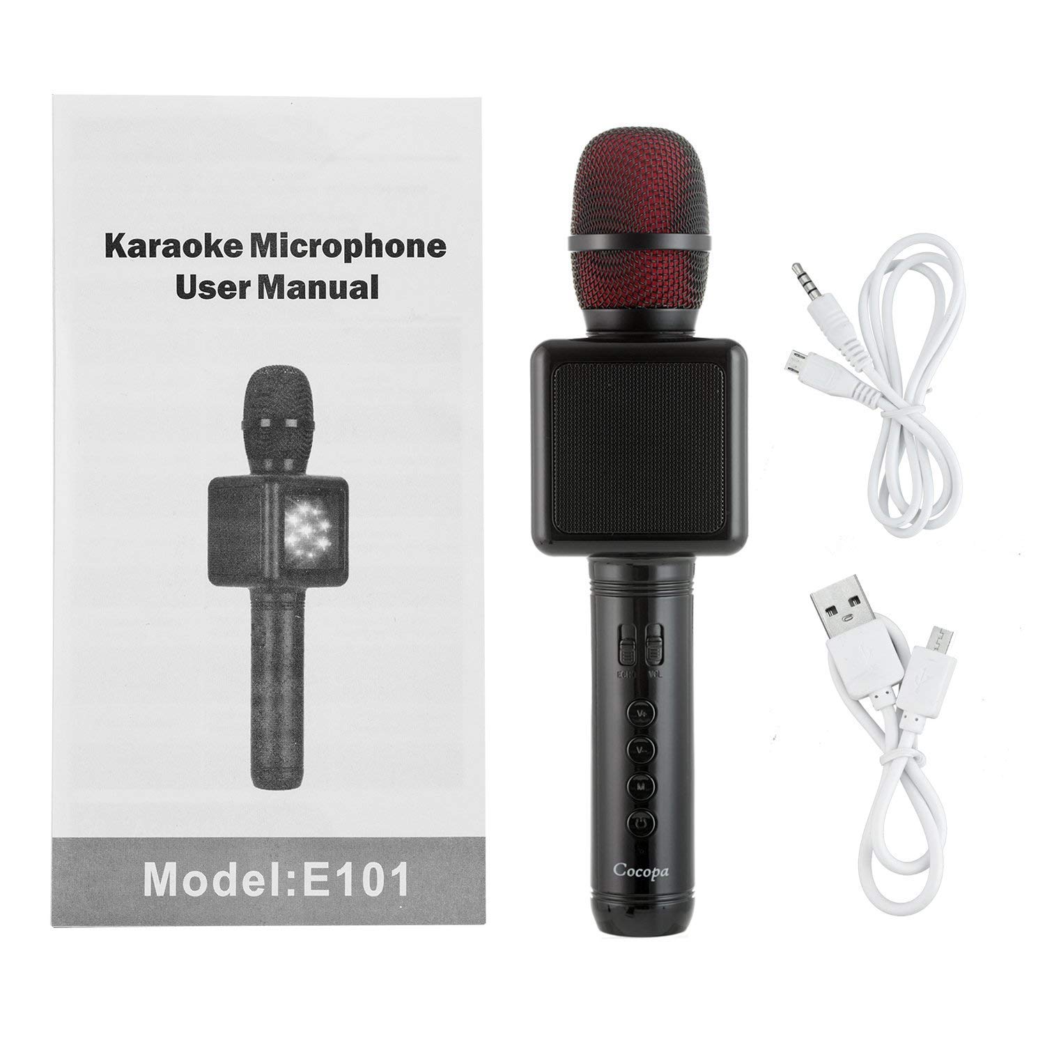 Wireless Karaoke Microphone, Cocopa Portable Handheld Mic Built-in Speaker  Multi-Function Professional Classic-Style Karaoke Player  iPhone/Android/Smartphone, Home Party KTV, Outdoor, Karaoke - Buy Online -  3030430